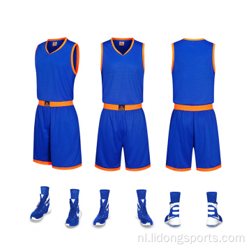 Nieuw ontwerp goedkope aangepaste basketball jerseys uniformen